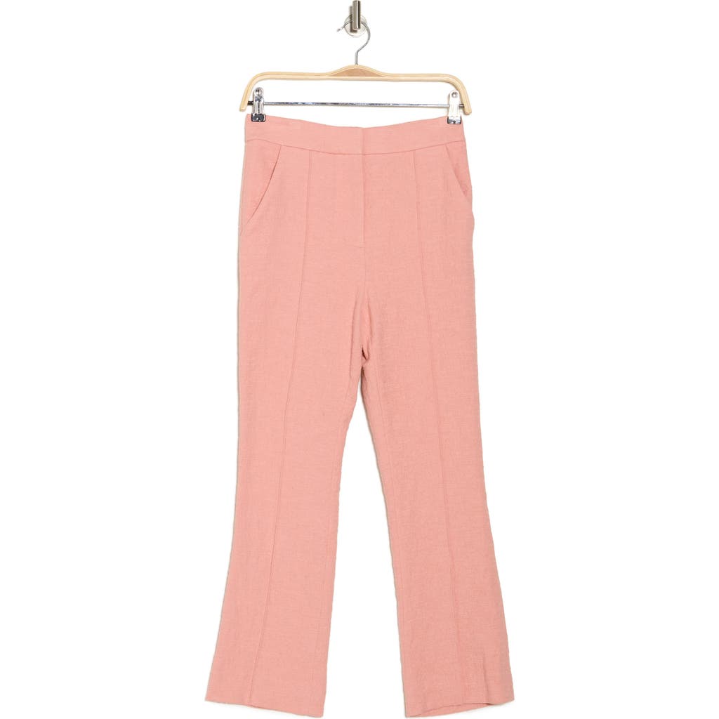 Veronica Beard Tani High Waist Stretch Cotton Crop Pants