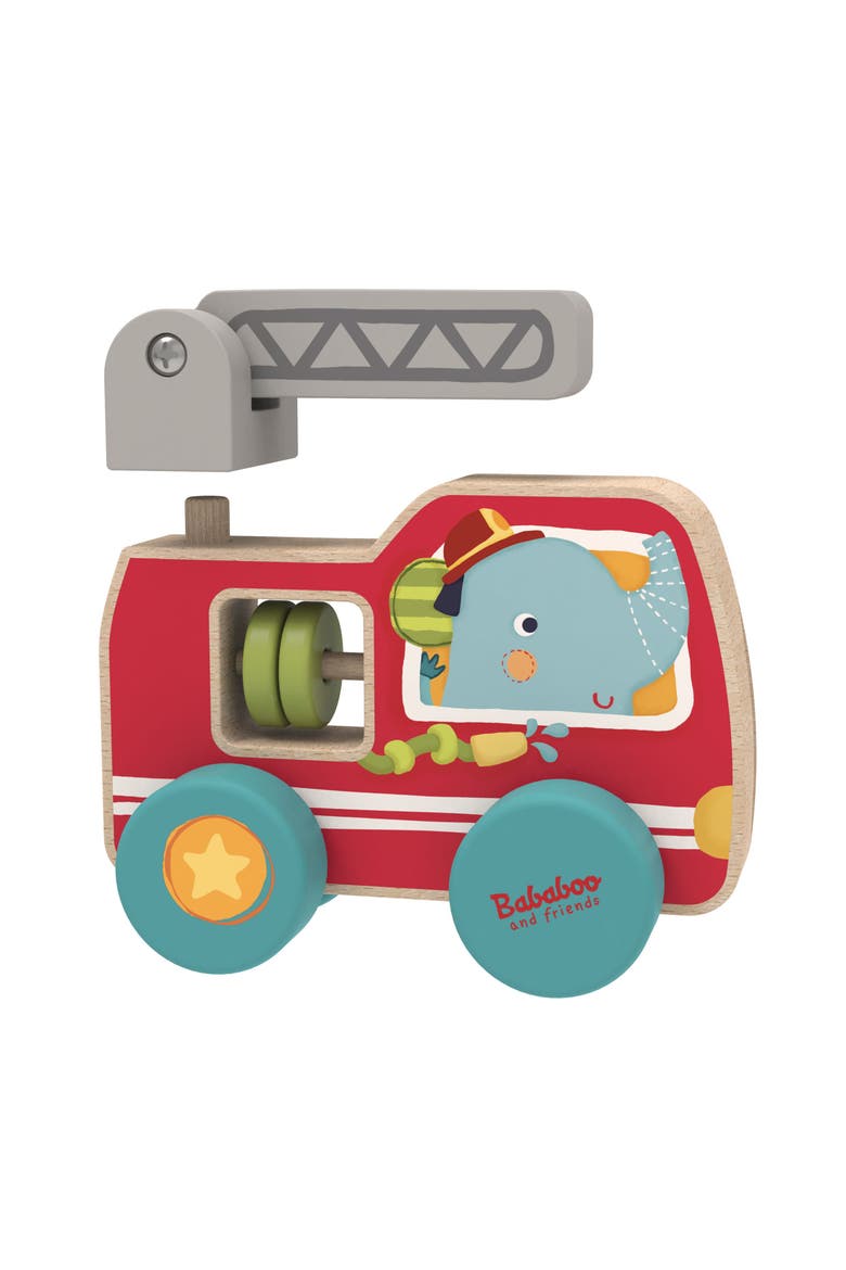 Elephant Lolo Fire Truck My First Car, Alternate, color, Red