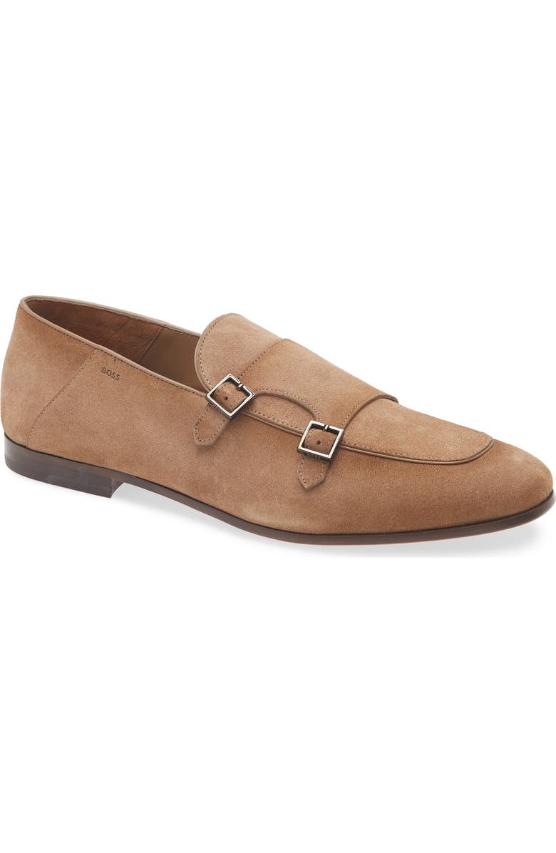 BOSS Alvaro Double Monk Loafer, Main, color,
