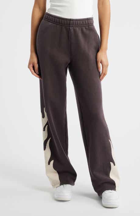 PacSun Flame Appliqué Sweatpants