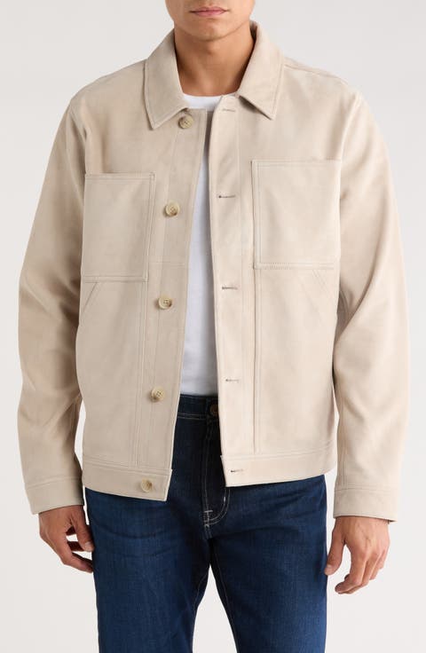 Suede Utility Jacket