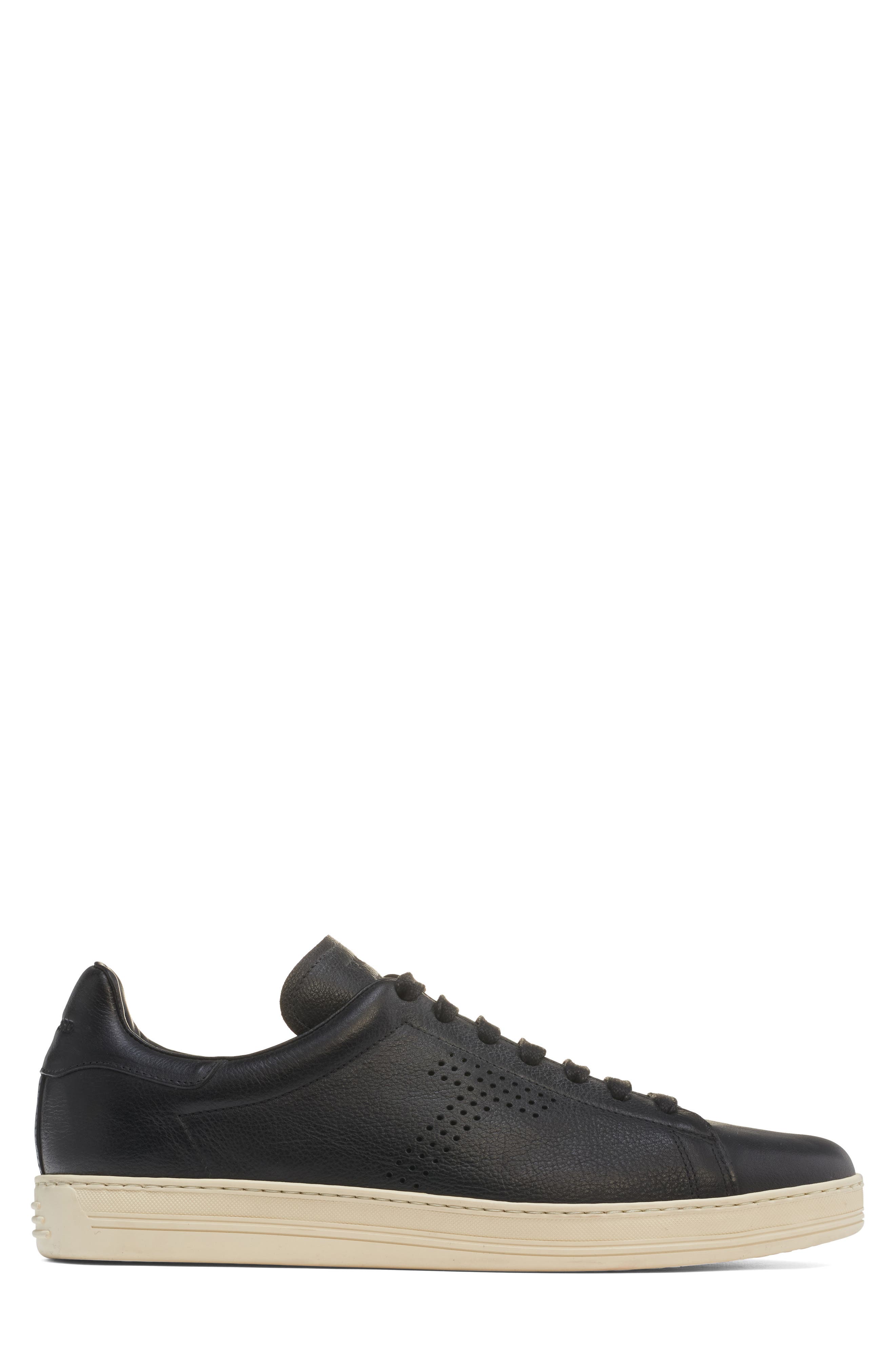 TOM FORD Warwick Sneaker, Alternate, color, 3Nw02 Black/ Cream