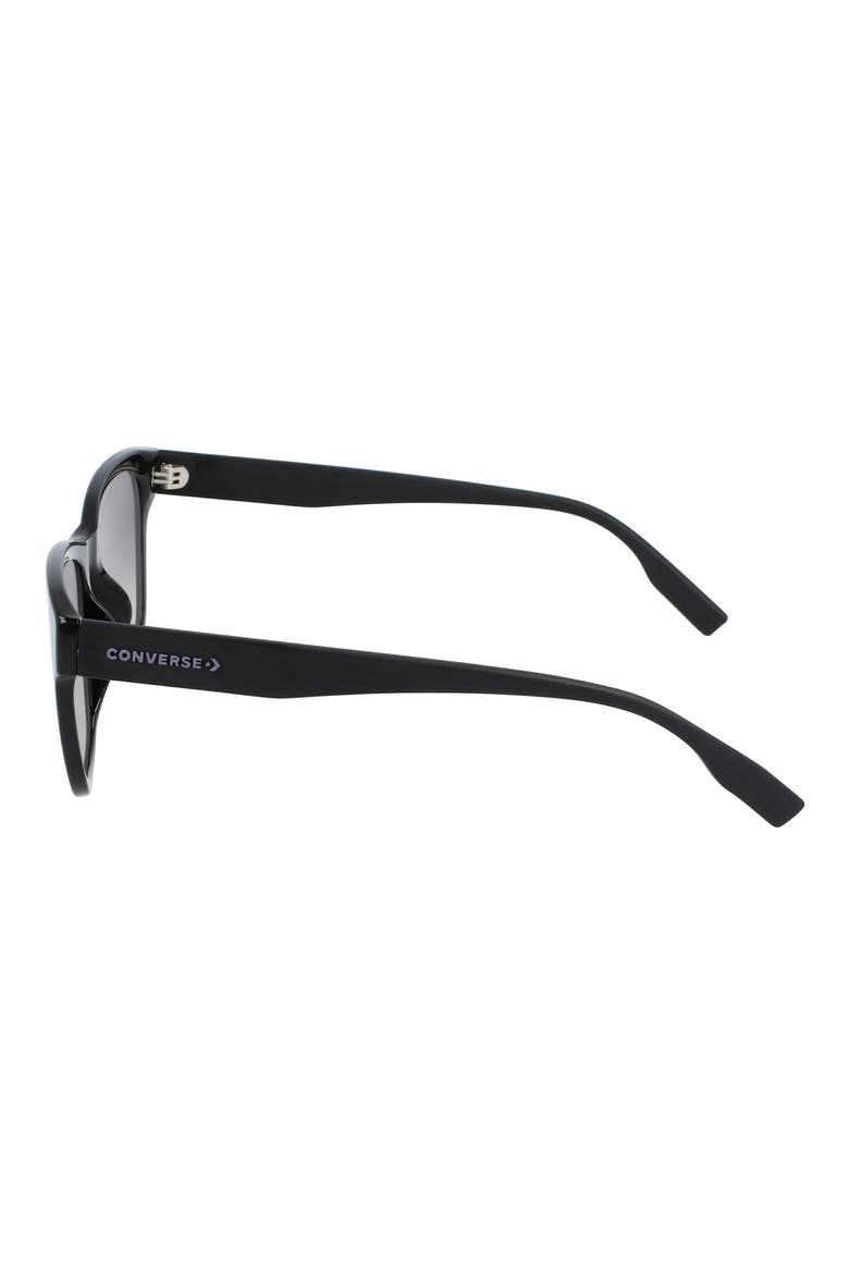 Malden 52mm Rectangular Sunglasses, Alternate, color, BLACK/ BLACK