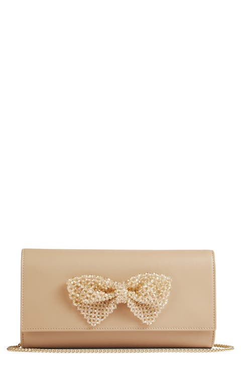 Erla Beaded Bow Clutch