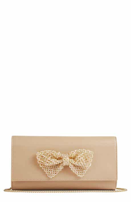 LK Bennett Erla Beaded Bow Clutch