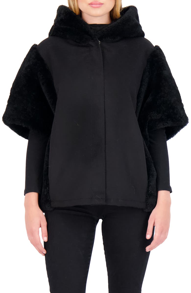 GORSKI Short Sleeves Cashmere Jacket, Alternate, color, Black