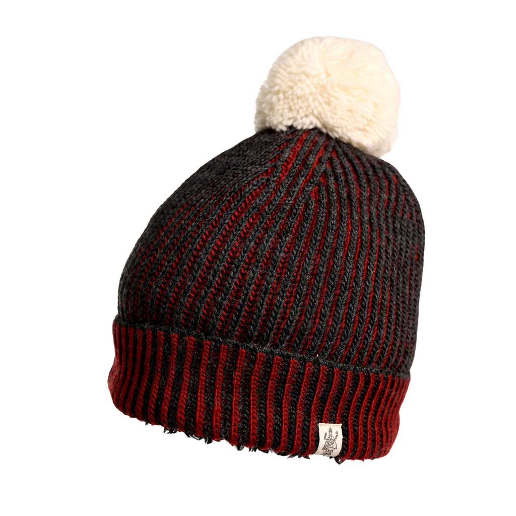 Nirvanna Designs Allen Pom Hat in Burgundy  product