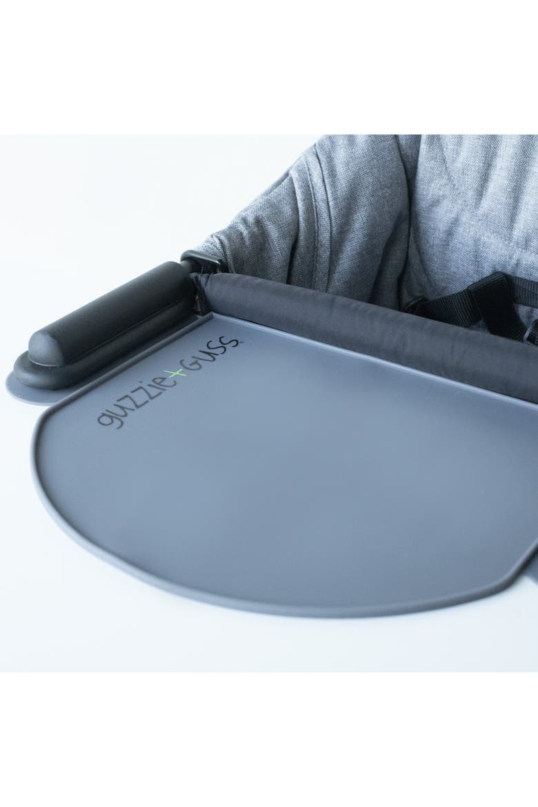 Baby Silicone Placemat - Easy to Clean, Dishwasher Safe & Fits Hook-on Highchairs, Alternate, color, Grey