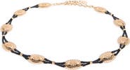 BCBG Leather Strand Western Concho Belt
