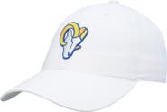 '47 Men's '47 White Los Angeles Rams Logo Clean Up Adjustable Hat