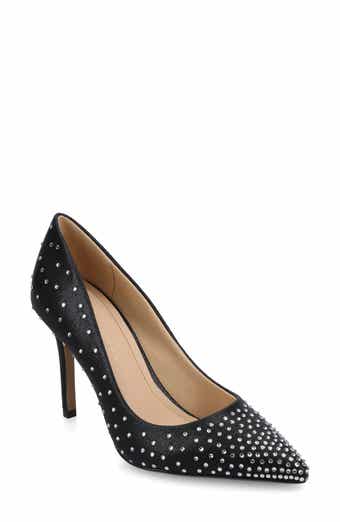 Journee Collection Embellished Pointed Toe Pump