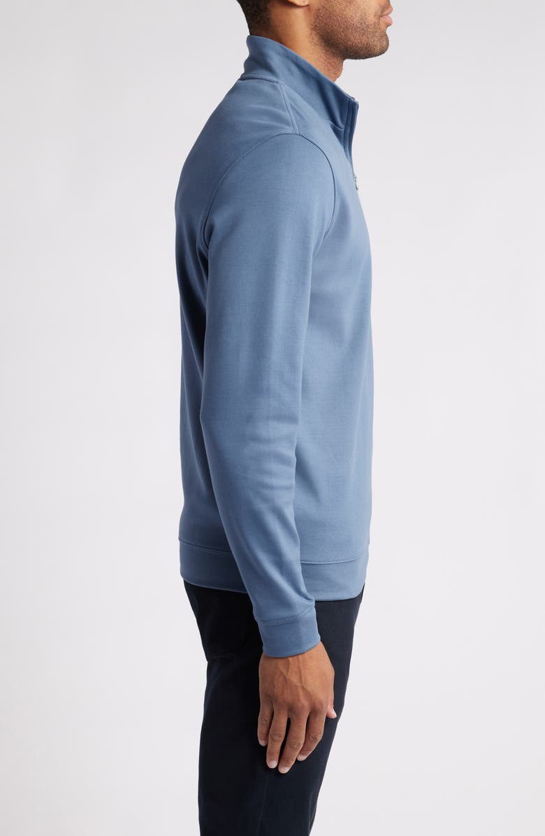 Scott Barber Pima Cotton Interlock Quarter Zip Pullover, Alternate, color, 