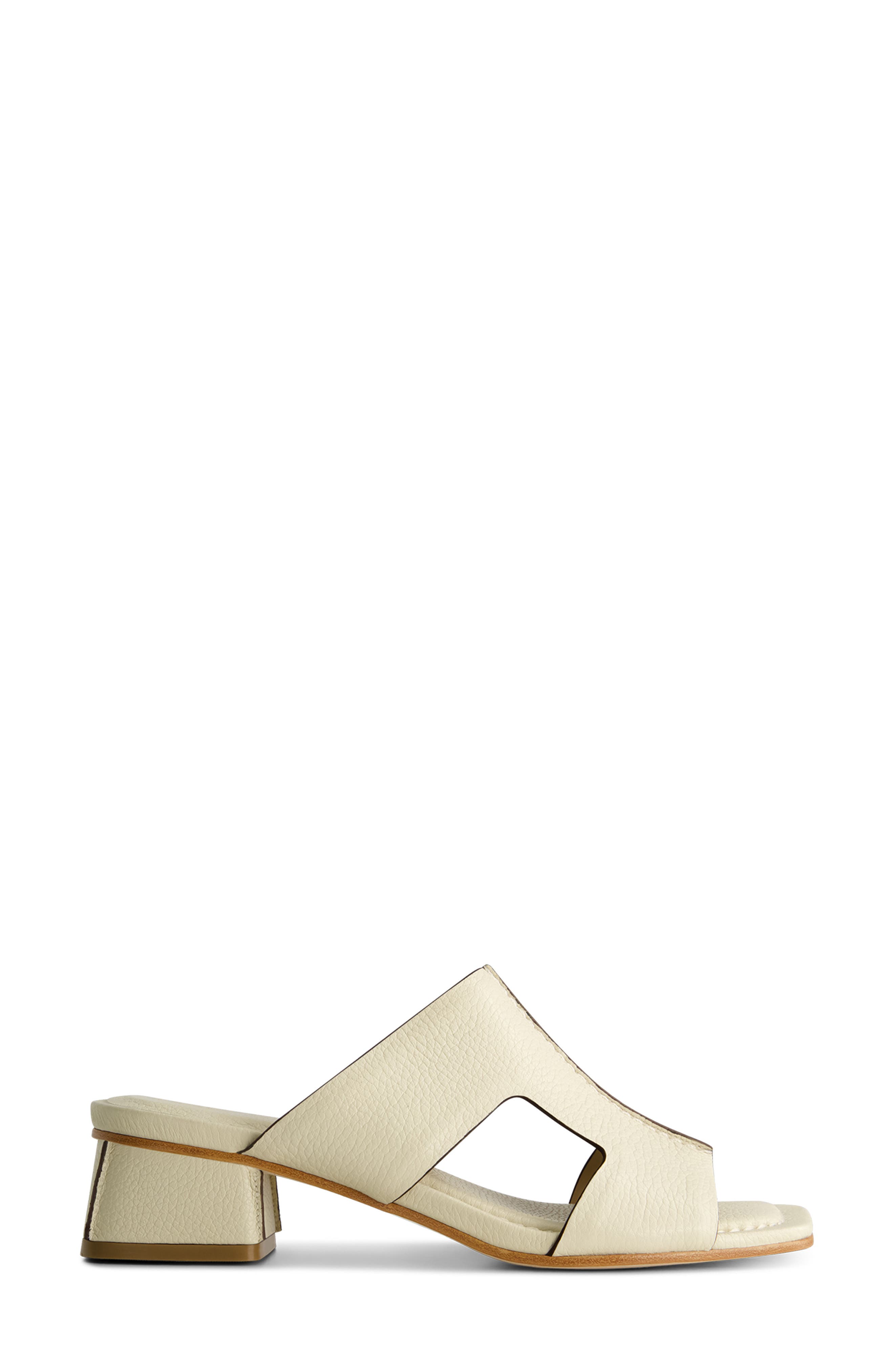 Bernardo Jewel Low Block Heel Sandal, Alternate, color, Eggshell Tumbled Calf