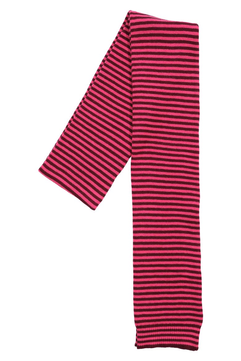 Northshore Organic Cotton & Wool Scarf, Main, color, AMARANTH/ CHESTNUT