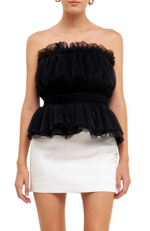 Women's Tulle Tops | Nordstrom