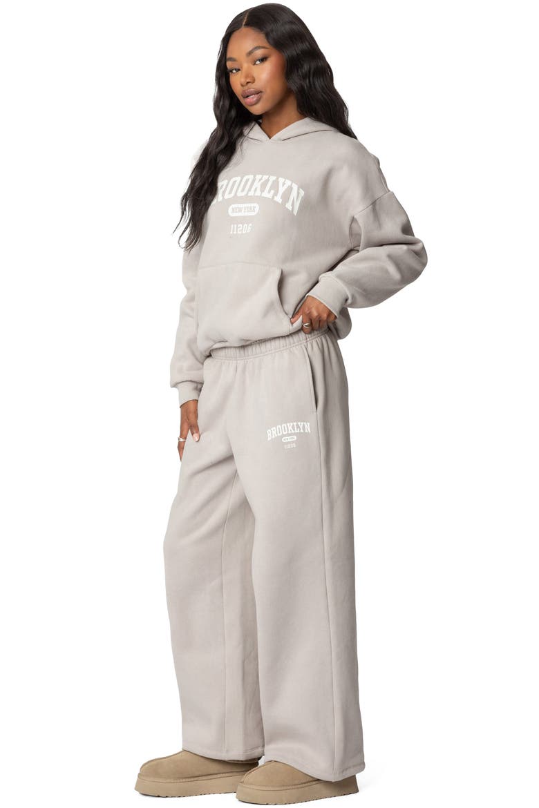 Brooklyn NY Graphic Hoodie, Alternate, color, BEIGE