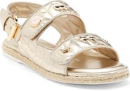 KARL LAGERFELD PARIS Charlay Macaron Espadrille Sandal