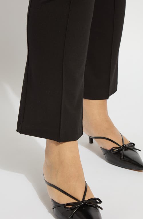 Lyssé Elysse Stretch Ponte Ankle Pants In Black