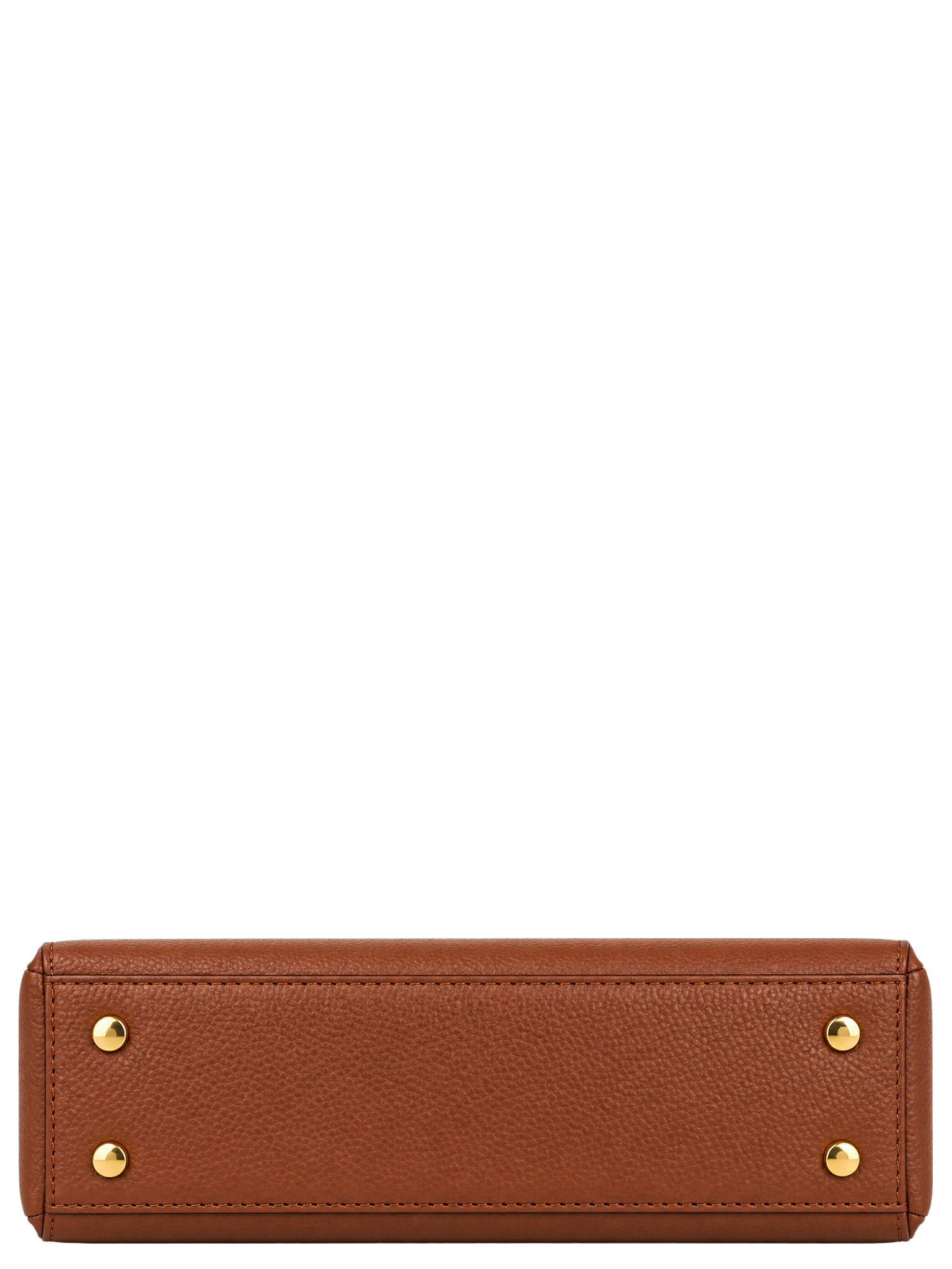 Ava Pum 11" Faux Leather Top Handle Bag, Alternate, color, Camel