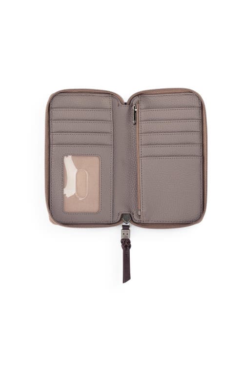 The Sak Silverlake N/s Smartphone Crossbody In Mushroom Suede