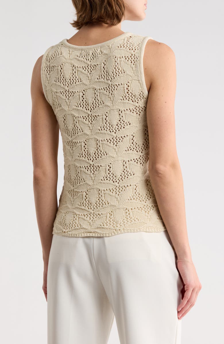 Sanctuary Jasmine Open Knit Vest, Alternate, color, New Natural White