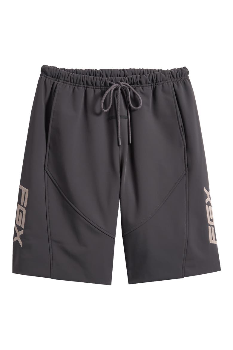 90s Relaxed Moto Shorts, Alternate, color, INK BLACK
