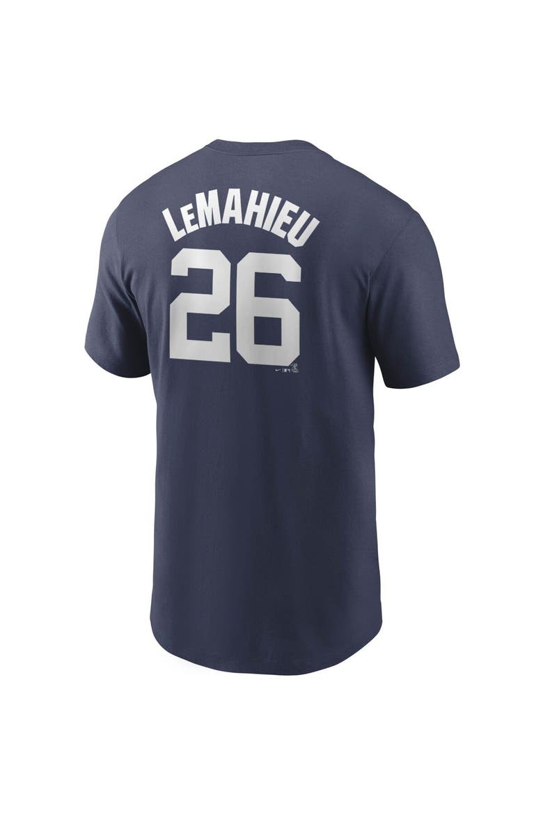 Men's Nike DJ LeMahieu Navy New York Yankees Name & Number T-Shirt, Alternate, color, Navy