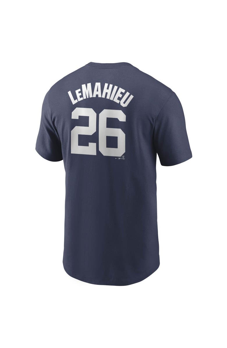 Nike Men's Nike DJ LeMahieu Navy New York Yankees Name & Number T-Shirt, Alternate, color, Navy