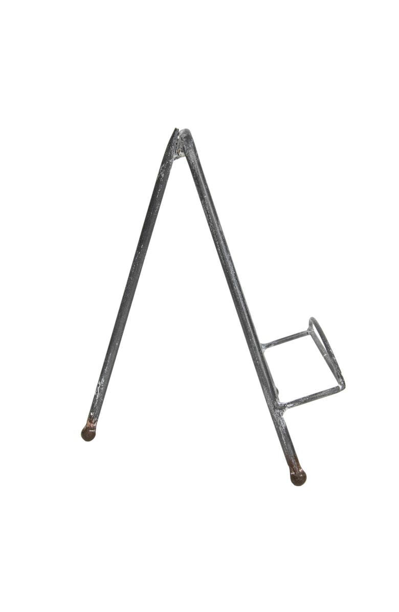 Foreside Home and Garden White Metal Easel, Alternate, color, White