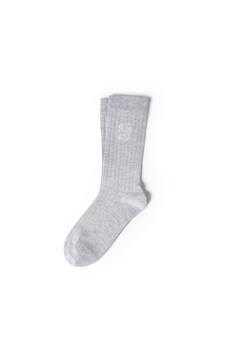 Cotton socks, Alternate, color, Fog