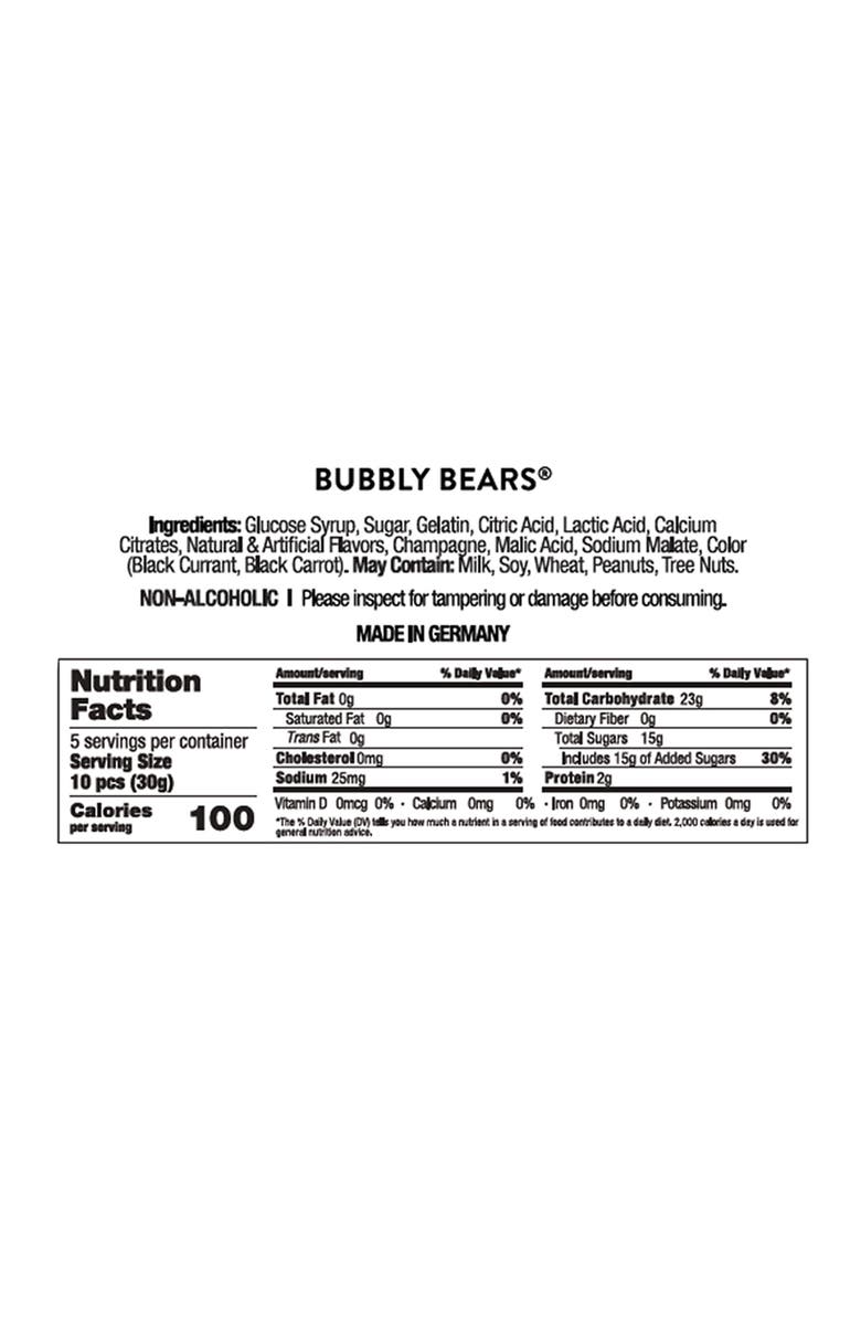 sugarfina Set of 2 Bubbly Bears Bottle Duo, Alternate, color, 