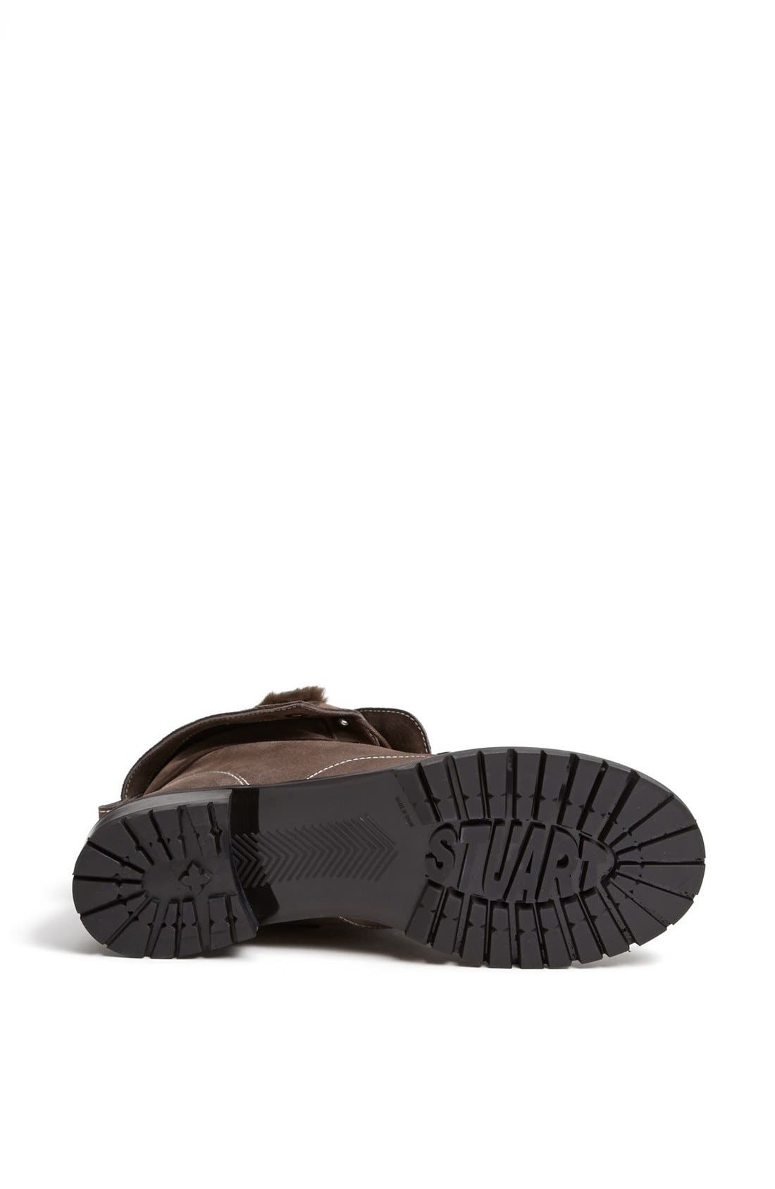 'Trucker' Bootie, Alternate, color, SEAL VELOUR