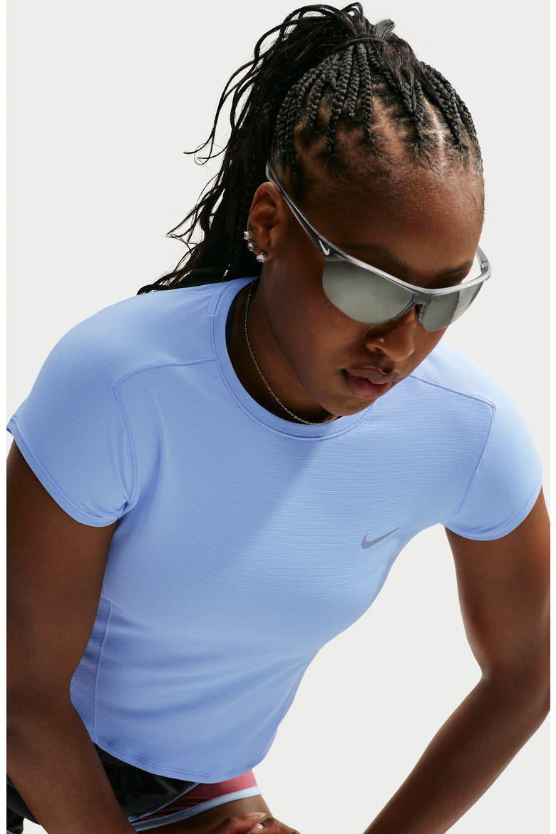 Swift Dri-FIT Seamless Performance T-Shirt, Alternate, color, ALUMINUM/ COOL GREY