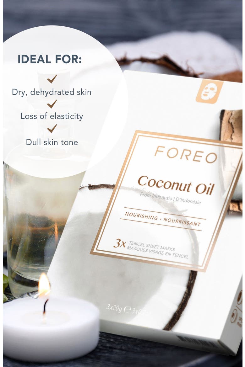 Farm To Face Sheet Mask - Coconut Oil x3, Alternate, color, None