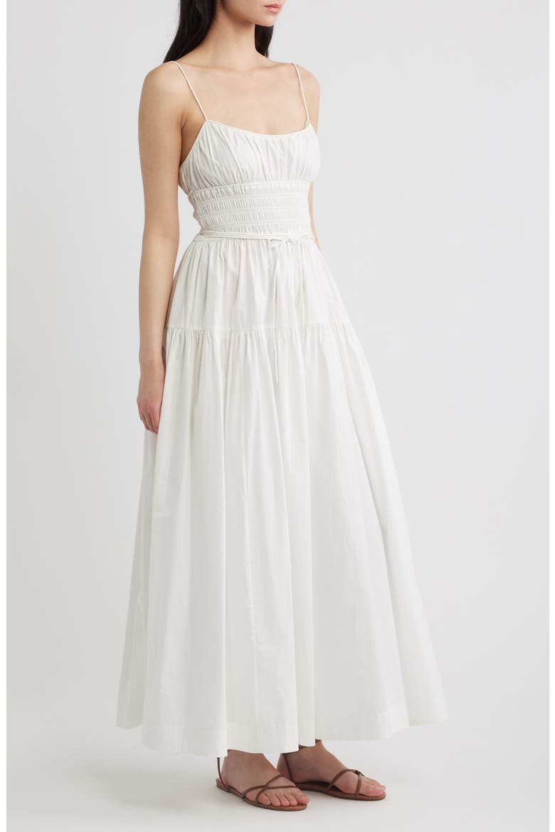 Safia Organic Cotton Maxi Dress, Alternate, color, SALT