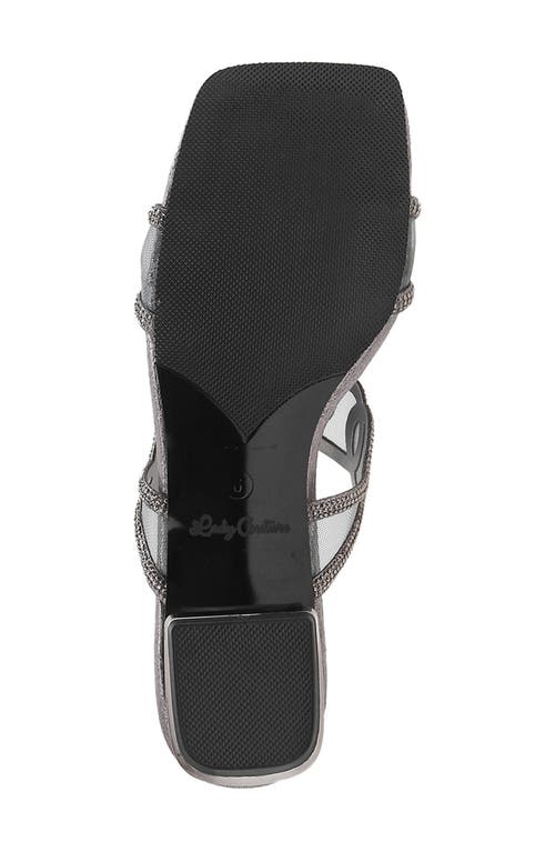 Lady Couture Fab Rhinestone Slide Flat In Multi