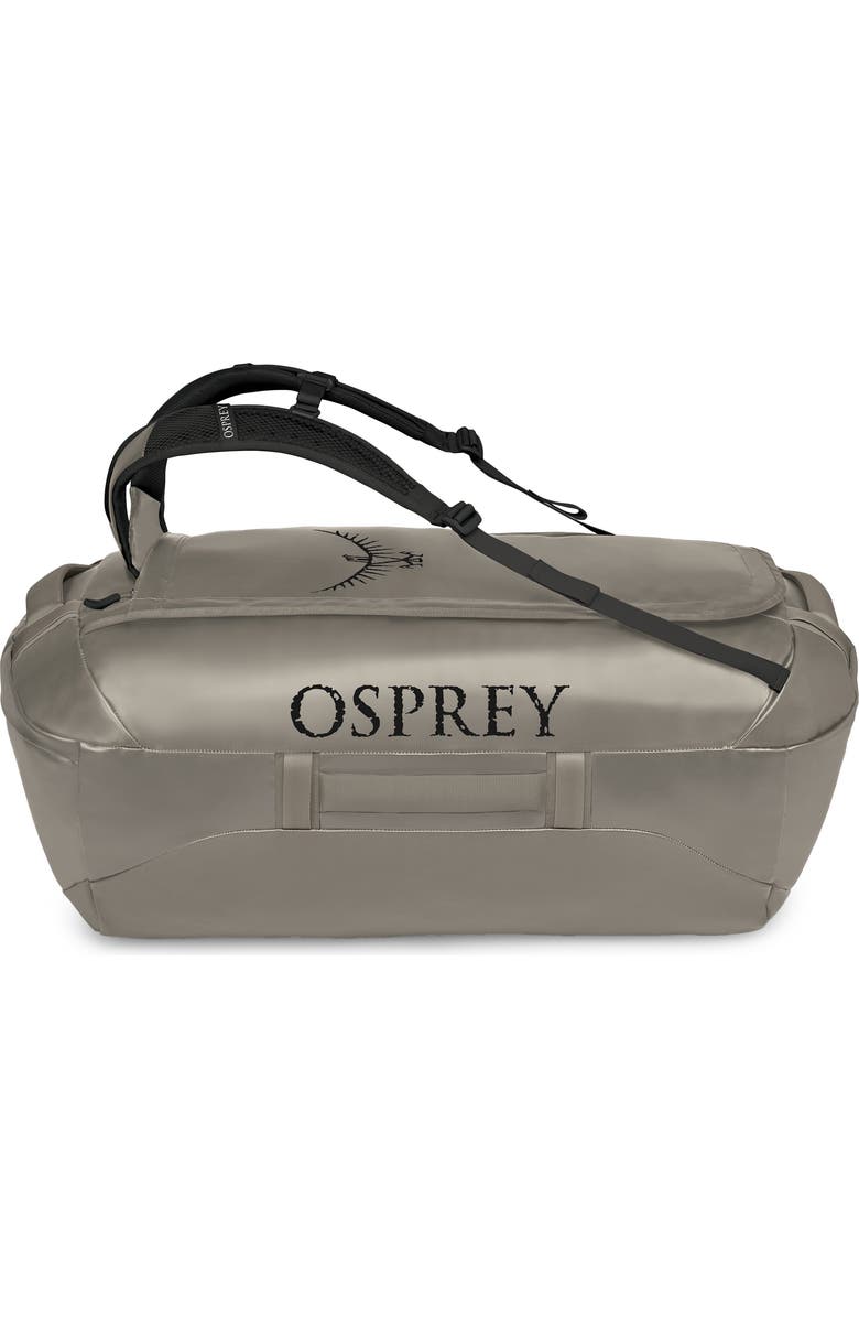 Osprey Transporter<sup>®</sup> 95L Water Resistant Duffle Backpack, Alternate, color, Tan Concrete