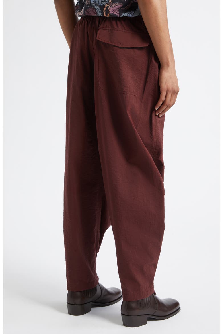 Washed Technical Cotton Blend Parachute Pants, Alternate, color, PORTO