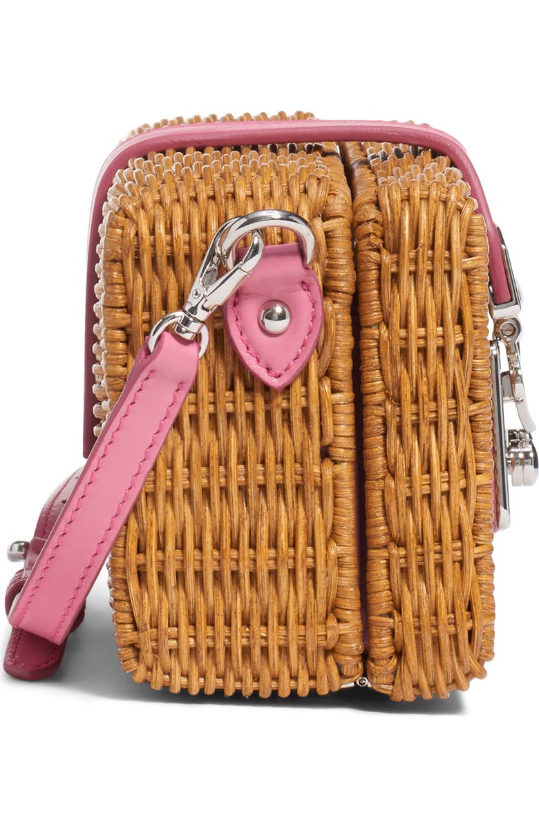 Miu Miu Midollino Basket Clutch, Alternate, color,