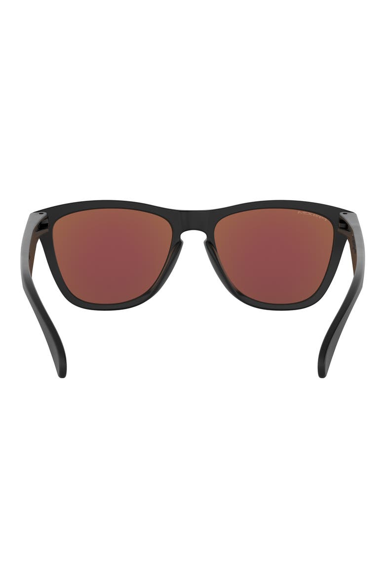 Frogskins 54mm Rectangular Sunglasses, Alternate, color, MATTE BLACK / BLUE