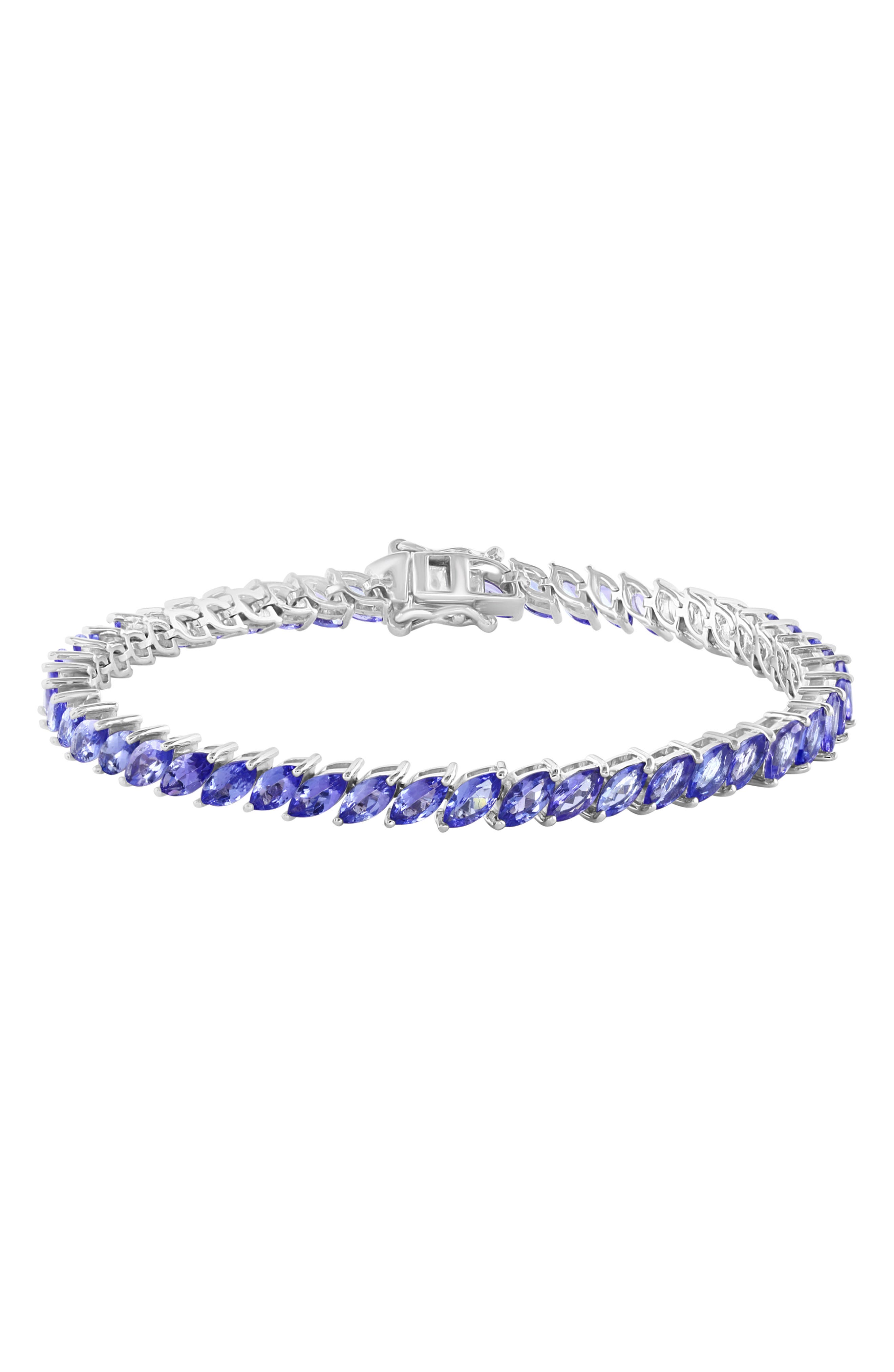 Sterling Silver Tanzanite Bracelet