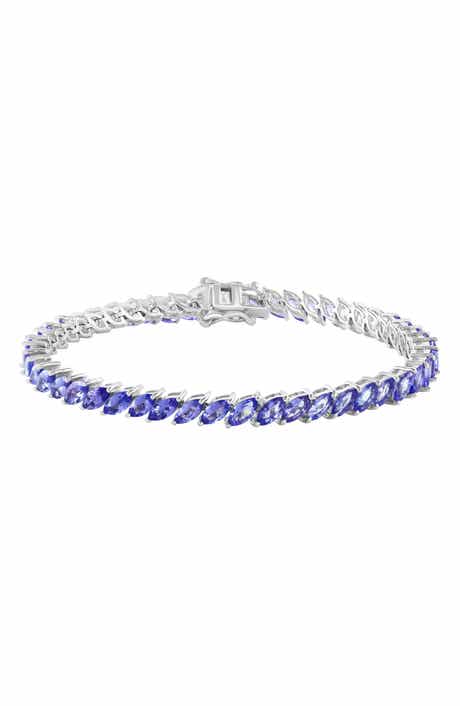 Sterling Silver Tanzanite Bracelet