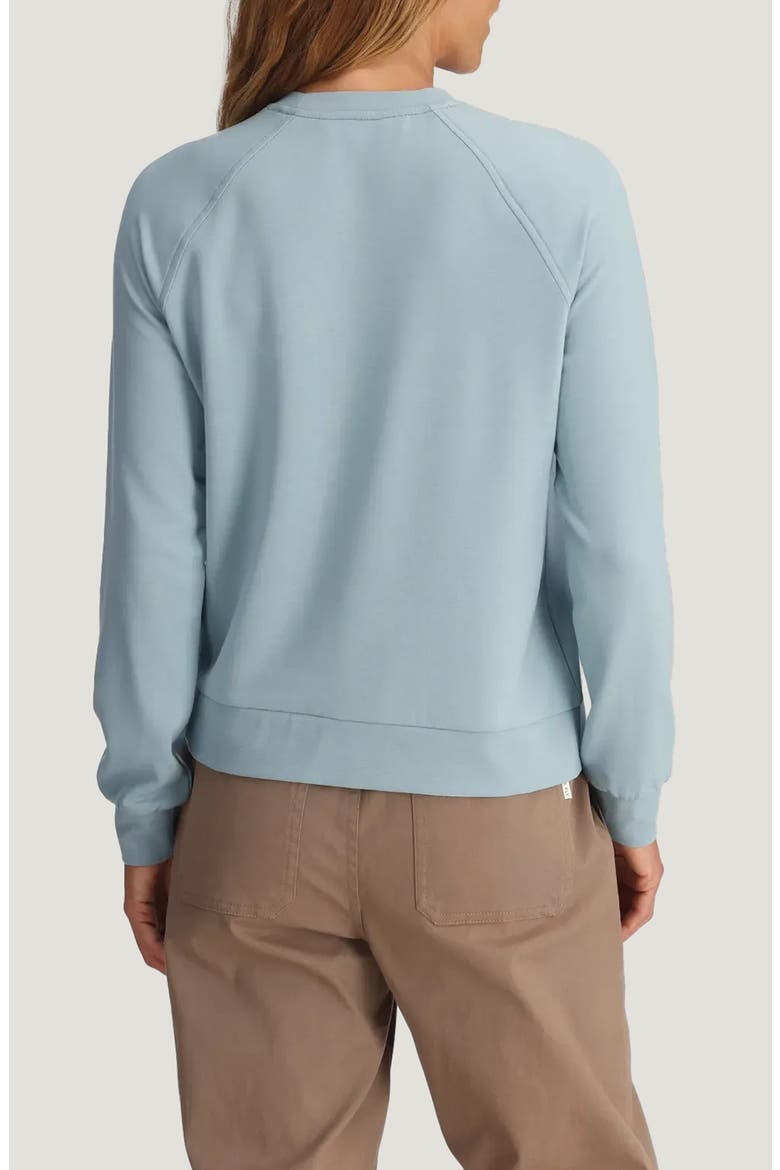 Lightweight Fleece Sweatshirt, Alternate, color, OCEAN MIST