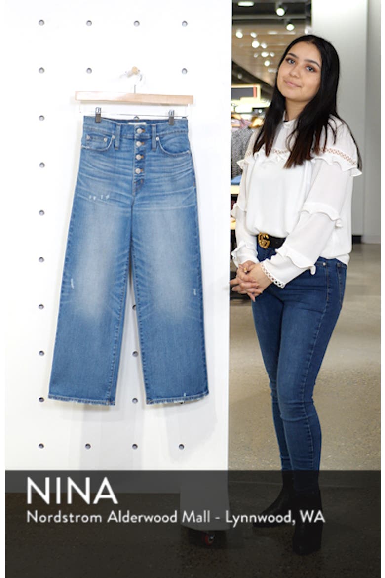 Slim Wide Leg Jeans video