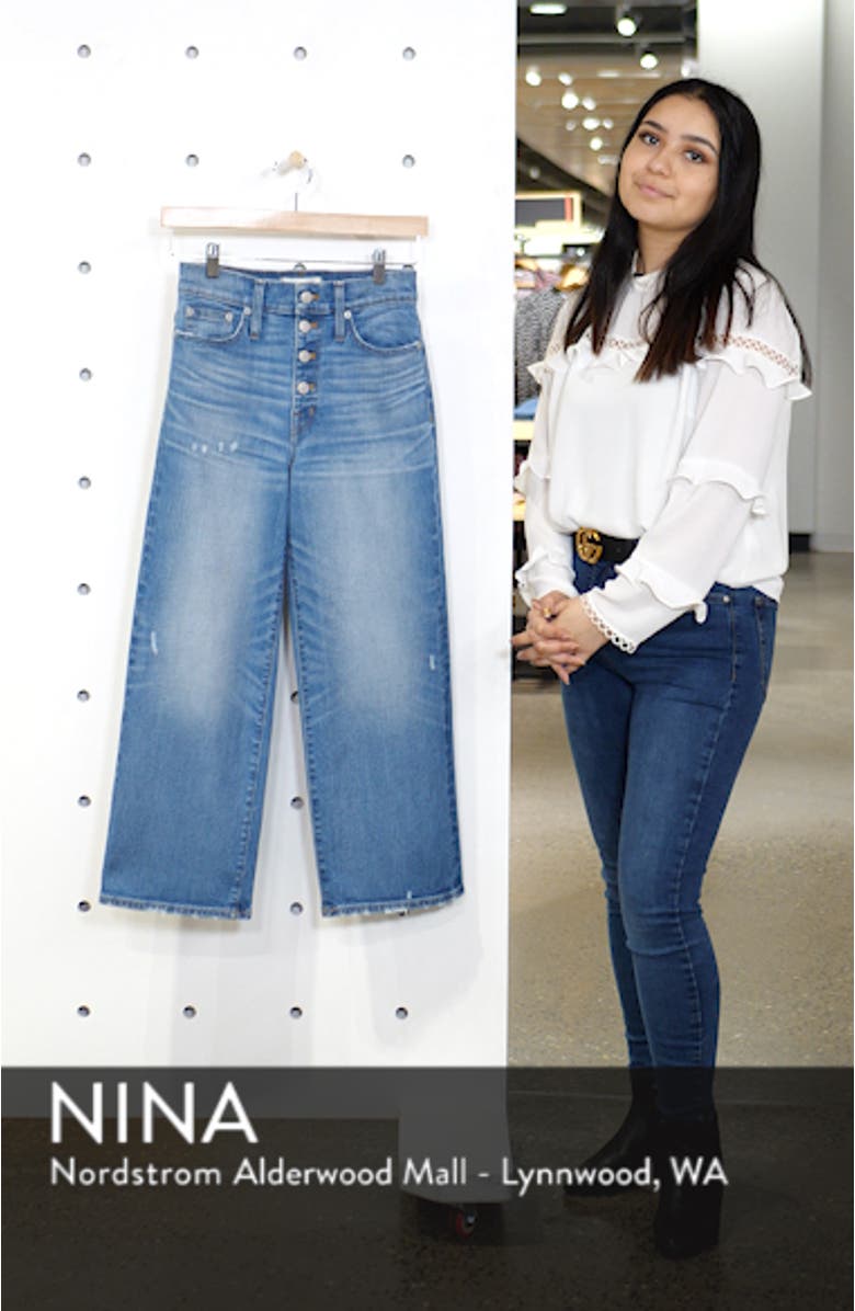 Slim Wide Leg Jeans, sales video thumbnail