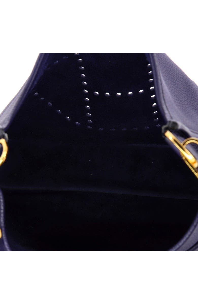 Pre-Owned Hermes Evelyne Bag Gen III Clemence PM, Alternate, color, Bleu Encre
