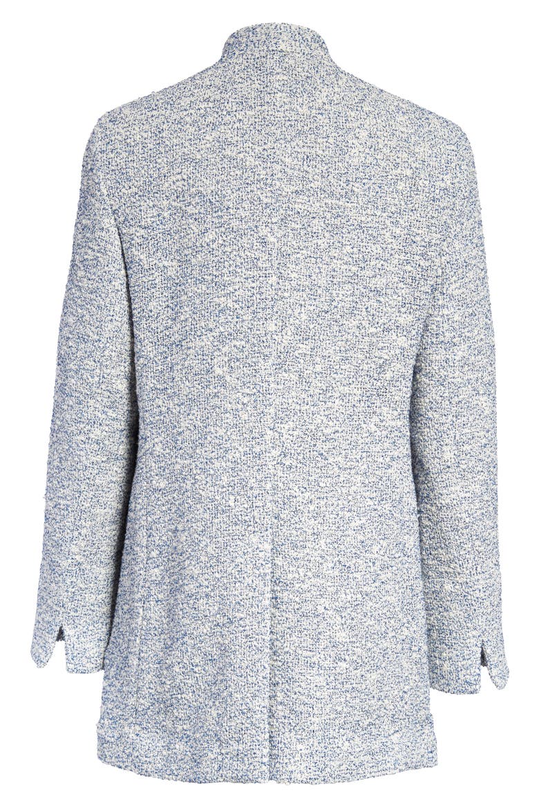 Collarless Tweed Bouclé Jacket, Alternate, color, ECRU