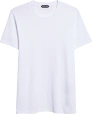 TOM FORD Perforated Rib Crewneck T-Shirt
