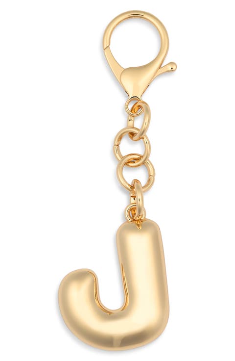 Bubble Initial Bag Charm