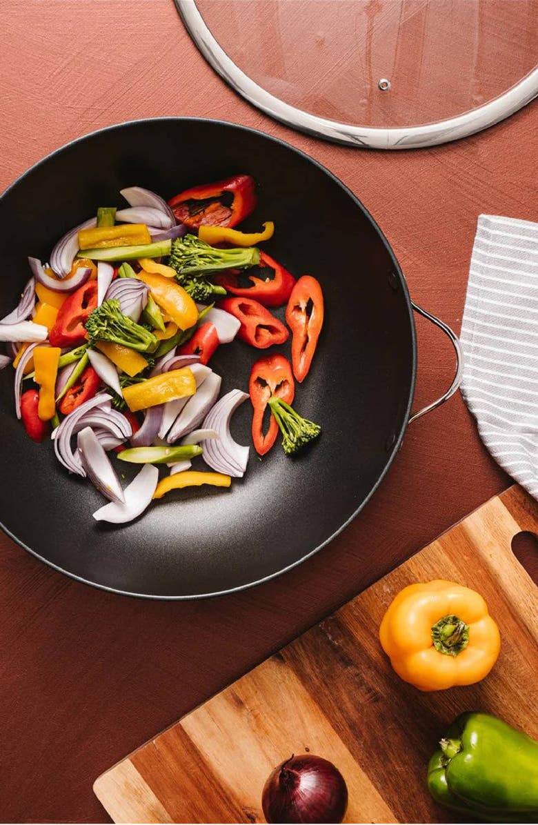 Cuisine::pro<sup>®</sup> iD3<sup>®</sup> Wok with Lid 14", Alternate, color, Black